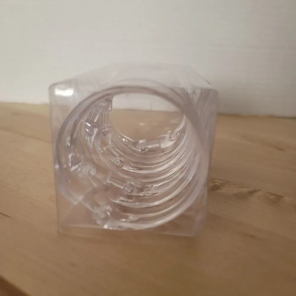 Home Collection Shower Curtain Rings Clear/Transparent Minimalist Simple Retro